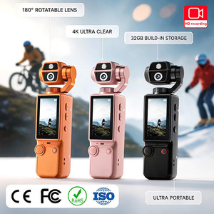 Cámara de Acción Q9 Pocket Vlog con 32GB Integrados, Enfoque Automático, Amplificador de Potencia de 2W, Mini Grabadora Portátil, Cámara Deportiva - Product Image 1