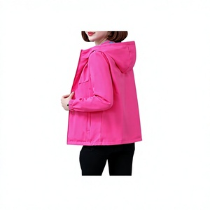Tissu Taslan Nylon 228T 320D à armure toile <span class=keywords><strong>B29</strong></span> pour uniforme scolaire, coupe-vent, laminé imperméable triple couche, rose-vif - Product Image 1