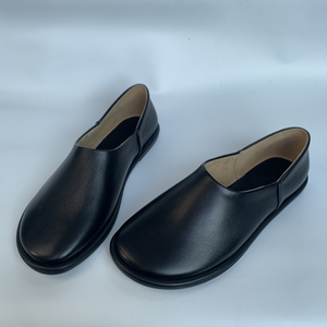 Mules et sabots en cuir noir haut de gamme pour hommes, antidérapants, résistants à l'usure, nouvelle collection été, design personnalisé et tendance - Product Image 3