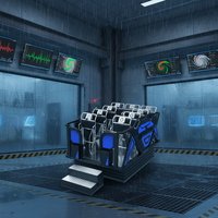 Plateforme de sécurité VR pour tremblements de terre et typhons, équipement éducatif, simulateur de typhon en réalité virtuelle