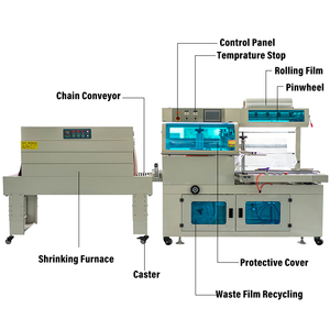 Hoàn toàn tự động niêm phong Cutter <span class=keywords><strong>L</strong></span> <span class=keywords><strong>Bar</strong></span> <span class=keywords><strong>Sealer</strong></span> mà không thu hẹp đường hầm - Product Image 4