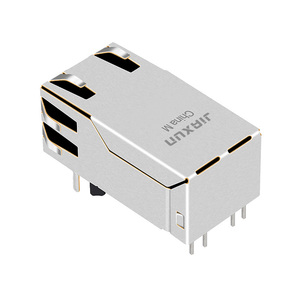 JK0654219NL JK0654219 JK0-0187NL JK0-0036NL Ethernet <span class=keywords><strong>MagJack</strong></span> RJ45 Buchsenanschluss 100/1000 Base-T 12p8c Mit Grün/Grüner LED - Product Image 5