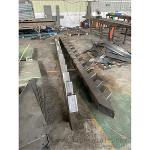 Mạnh mẽ thép kính lan can thép carbon bước công nghiệp Loft phong cách thanh nhà hàng văn phòng sử dụng Mono ráp dây cầu thang - Product Image 4