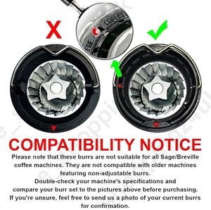 Moulins à café coniques de précision à 5 points pour les moulins à café <span class=keywords><strong>Sage</strong></span>/Breville Barista - Product Image 4