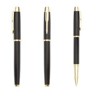 Bolígrafo de Lujo Parker Negro con Detalles Metálicos Dorados, Producción Rápida, con Clip de Flecha - Product Image 4