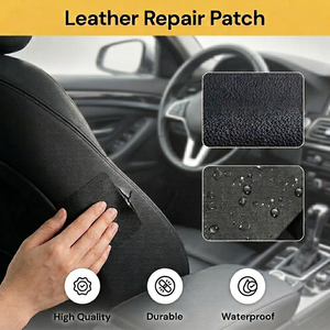 Parches de Cuero con Adhesivo, Parche de Reparación de Cuero PU Impermeable para Sofá, Asiento de Coche, Chaqueta, Muebles, Silla de Oficina - Product Image 1
