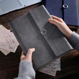 <span class=keywords><strong>Cuaderno</strong></span> de Hojas Sueltas A5 para Negocios MG-136 con Cubierta de PU, Logotipo Personalizado en Stock, Juego de Tres Libretas, Regalo para el Día <span class=keywords><strong>del</strong></span> Maestro - Product Image 2