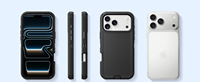 Funda Protectora Rígida JUNBO de Color Sólido con Triple Protección para iPhone 18 17 16 15 Pro Max, Resistente a Impactos