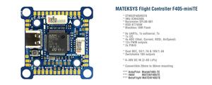 MATEKSYS F405 MiniTE STM32F405 ICM42688P บอร์ดควบคุมการบินสำหรับเครื่องบินบังคับวิทยุแบบ FPV ปีกตรึง - Product Image 6