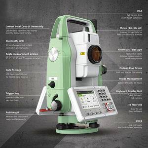 Estación Total Electrónica Profesional de Grado Medio TS07, Precisión de 1" a 7", Instrumento de Topografía y Mapeo IP66 - Product Image 3