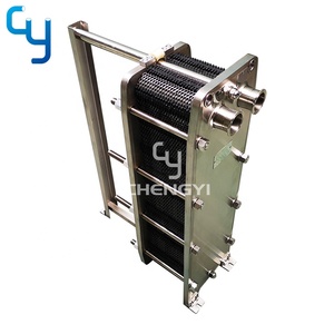 Vệ sinh thép không gỉ cấp thực phẩm trao đổi nhiệt tấm cho nước PW 4 mét vuông - Product Image 5