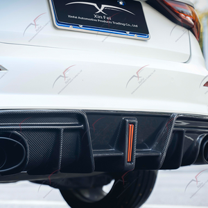 Kit carrosserie style CM en fibre de carbone pour <span class=keywords><strong>Audi</strong></span> A3 <span class=keywords><strong>S3</strong></span> : Lame de pare-chocs avant, Aile, Diffuseur arrière, Aileron arrière, Jupes latérales, Capot - Product Image 3