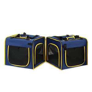 Tapis pour chien de taille moyenne <span class=keywords><strong>2</strong></span> en 1, <span class=keywords><strong>cage</strong></span>, maison, extérieur, fermeture à bouton, polyester écologique solide, camping, pliable, portable, double - Product Image 4