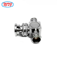 Directamente de fábrica BNC TRB 1553B enchufe macho conector coaxial BNC adaptador triaxial hembra a Jack tipo T Adaptador convertidor