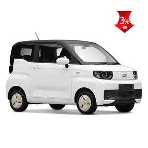 Chery qq four wheel 4 seat auto electrico mini electric cars adults new energy vehicles 2023 electric car for adults cheap