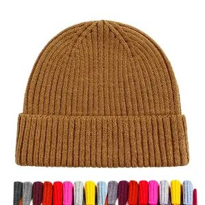 Chapéu quente de inverno, chapéu em branco com babado e gorro para pescadores curtos