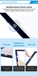 Gradation A3 A4 Led Tracing Pad Light LED Copy Board Architect <span class=keywords><strong>Planche</strong></span> <span class=keywords><strong>à</strong></span> <span class=keywords><strong>dessin</strong></span> pour enfants Bons outils de <span class=keywords><strong>dessin</strong></span> - Product Image 2