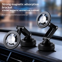 Nouveau support de téléphone magnétique pliable et rotatif pour lit, pratique, avec ventouse en silicone anti-vibration