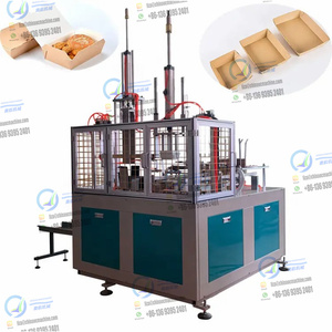 Contenedores de comida desechables automáticos para llevar, caja de papel, máquina formadora de Bento, cajas de hamburguesas para llevar, máquina para hacer fiambreras - Product Image 3