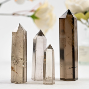 คริสตัลควอตซ์สโมคกี้ธรรมชาติทรงหอก ขายส่ง สำหรับงานฝีมือ - Product Image 6