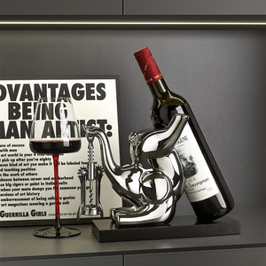 Bán Buôn Cao cấp Papaxiang Giá Rượu Vang Ánh Sáng Sang Trọng Mềm Đồ Nội Thất Đồ Nội Thất Nhà Mới Di Chuyển Trang Trí Đồ Trang Trí Gốm - Product Image 1