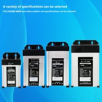 Panneau publicitaire extérieur 12V400W Transformateur pour éclairage LED Caractère lumineux LED étanche 12V 24V