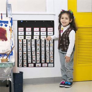 Tablero de Pared Estándar para el Aula, Resistente, con Ganchos para Tiras de Frases y Tarjetas de Letras - Product Image 6