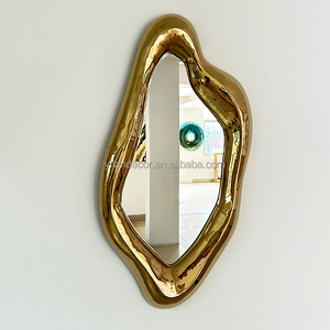 Sáng Tạo khách sạn sang trọng trang trí nội thất handmade kim loại tường điêu khắc Chrome hiện đại trừu tượng 3D treo tường nghệ thuật tác phẩm nghệ thuật vàng kim loại nghệ thuật - Product Image 1