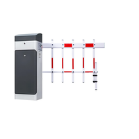 Système de gestion de parking avec barrière tournante à moteur BLDC DC24V hydraulique robuste, entièrement automatisé et alimenté par énergie solaire, RS485