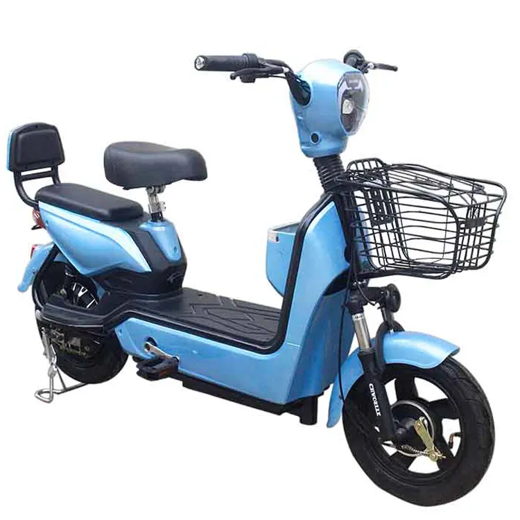 2022 prezzo di fabbrica caldo 36v batteria al piombo a20 48v 12a/20a brushless 350w motore bicicletta per adulti bici elettrica con due posti