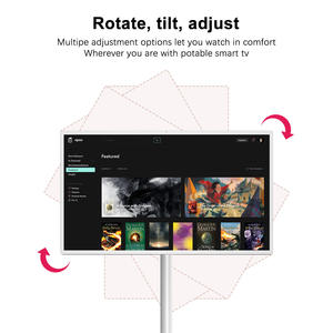 Smart <span class=keywords><strong>TV</strong></span> All-in-<span class=keywords><strong>One</strong></span> da 32 pollici portatile con fotocamera integrata per lo Streaming di <span class=keywords><strong>YouTube</strong></span> - Product Image 4