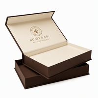 Boîtes magnétiques noires personnalisées de luxe avec logo, accessoires, kit d'expédition de luxe avec emballage cadeau pour abonnement et ensemble de boîtes d'emballage