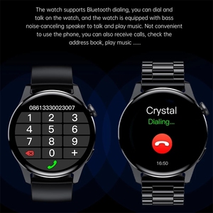 LIGE BT bağlantısı çağrı akıllı saat erkekler tam dokunmatik spor spor izle su geçirmez kalp hızı çelik bant Smartwatch Android iOS - Product Image 3