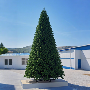 300cm 400cm 500cm venta al por mayor de fábrica personalizada árbol de Navidad <span class=keywords><strong>gigante</strong></span> con hojas exuberantes árbol de Navidad de <span class=keywords><strong>abeto</strong></span> artificial de PVC - Product Image 3