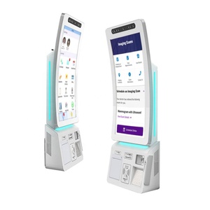 Custom Function Wall Mount 23.6 Inch Payment Kiosk Window Android System Optional Qr Code Display Receipt <b>Printer</b> Supermarket - Product Image 1
