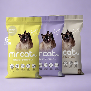Heavy Duty <b>Cat</b> <b>Litter</b> Packaging Bag Thickened Nylon Aluminum Foil Material Moisture Proof Flat Bottom Pouch5L 6L 8L 10L 12L - Product Image 6