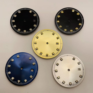 Chất lượng tốt nhất xem quay số 2824 và 8205 phong trào phông chữ với khuôn mặt màu đen và trắng và mặt vàng khoan xem phụ kiện - Product Image 2