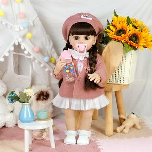 Lifereborn Offre Spéciale 55CM Silicone bébé poupée réaliste <span class=keywords><strong>Reborn</strong></span> fille vinyle <span class=keywords><strong>Reborn</strong></span> bébé poupées pour les filles - Product Image 6