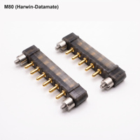 Conector de Alimentación M80, Conector de PCB de Alta Corriente 20A, Conector Industrial Chapado en Oro