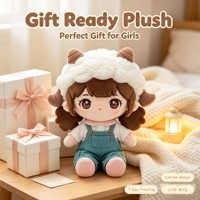 ODM OME kustom Lovey gadis mewah dengan pakaian dilepas menyesuaikan boneka mewah Anda sendiri sebagai hadiah untuk anak-anak