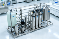 Système de traitement d'eau en acier inoxydable RO sur châssis pour fonctionnement continu et purification industrielle de l'eau