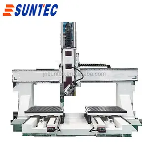 סין מפעל כפול עבודה שולחן 5 ציר cnc עבור 3d דגם u סגנון כיסא ביצוע ST1212