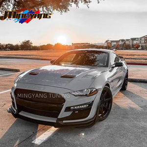 Kit de Conversión de Carrocería Mingyang Nuevo 2015-2016, Parachoques Delantero Facelift <span class=keywords><strong>Mustang</strong></span> GT500 con Orificios para Sensores de Asistencia de Estacionamiento, 1 Año de Garantía - Product Image 3