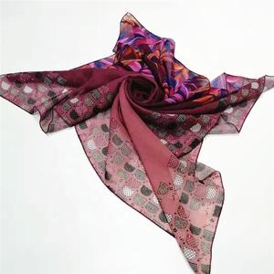 Cheap Multicolor Impreso Gasa Poliéster Señoras Estola Bufanda - Product Image 3