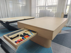 <span class=keywords><strong>Mesa</strong></span> <span class=keywords><strong>de</strong></span> <span class=keywords><strong>Billar</strong></span> <span class=keywords><strong>de</strong></span> Madera Maciza <span class=keywords><strong>de</strong></span> 7 pies, Estilo Americano, 4 en 1, con Fosas <span class=keywords><strong>de</strong></span> Cuero, Grado Torneo, Personalizada <span class=keywords><strong>de</strong></span> Fábrica - Product Image 3