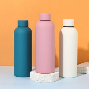 ขวดน้ำกีฬาสแตนเลสเคลือบยาง ขนาด 500 มล. 750 มล. สำหรับโปรโมชั่น - Product Image 3