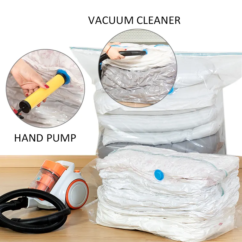 Factory high quality cube vacuum bag clothing compress storage Bag for quilt