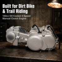 Ensemble moteur de moto tout-terrain Enduro Custom Yinxiang 140cc, refroidissement par huile, embrayage manuel, démarrage au kick, 4 vitesses