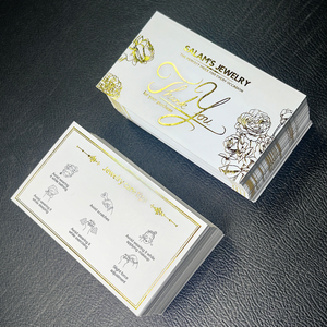 Biglietti di ringraziamento personalizzati, stampati digitalmente su cartoncino, con logo e personalizzazione. - Product Image 5