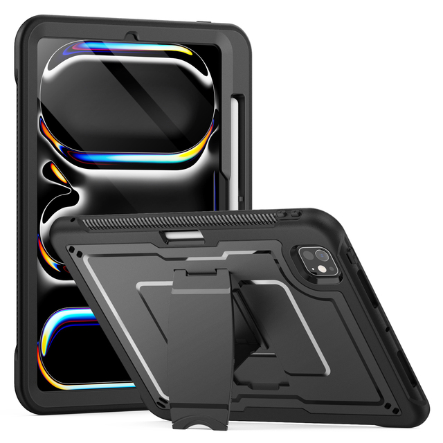 For Apple iPad Case iPad Pro 11 M4 Mini6/7 Air 11 13 2in1 TPU PC Full Protection Hard Cover Case